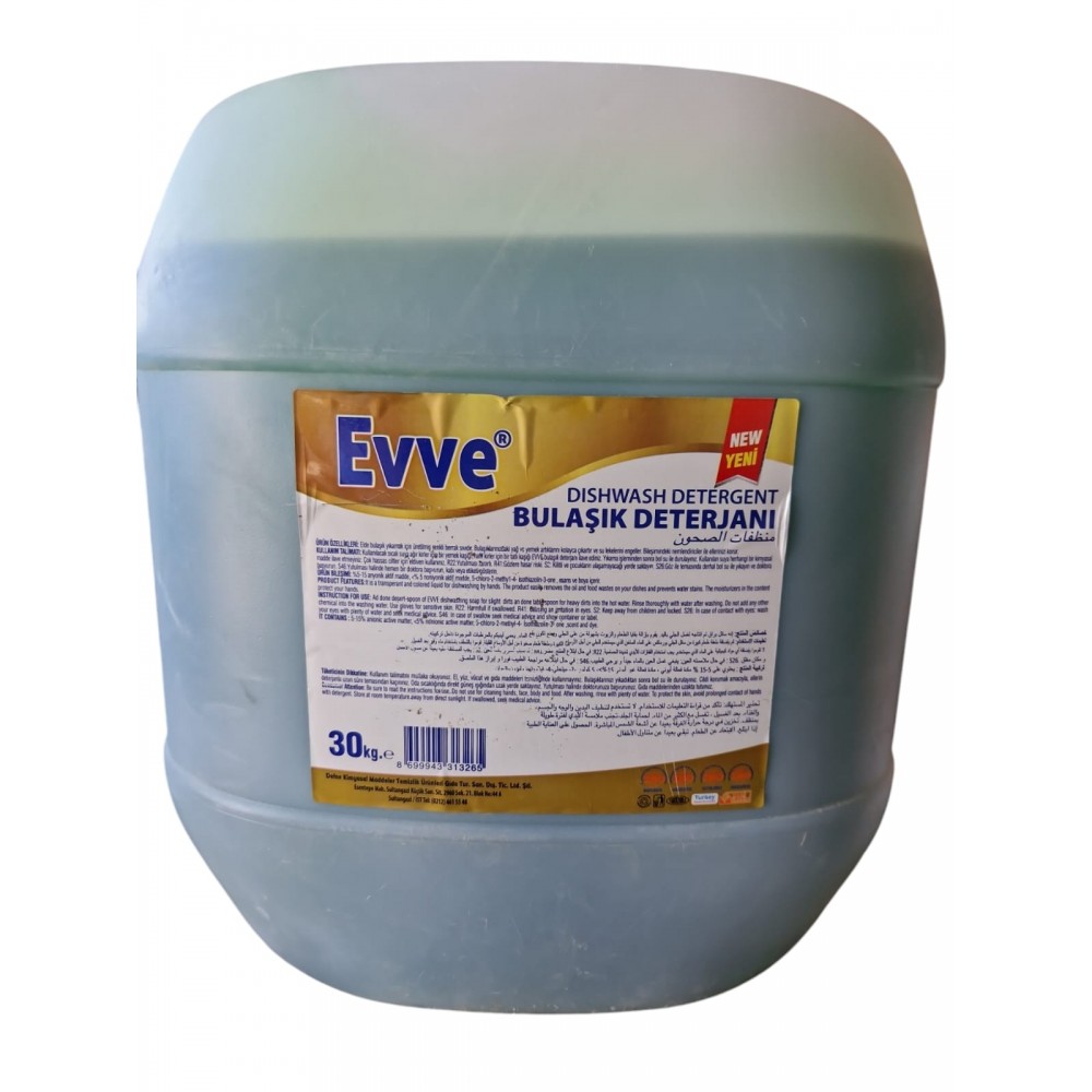 EVVE Elde Bulaşık Yıkama Deterjanı 30 KG